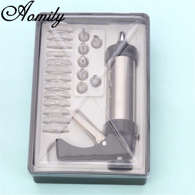 Пистолет для украшения торта из нержавеющей стали Amoliy сахарный экструдер