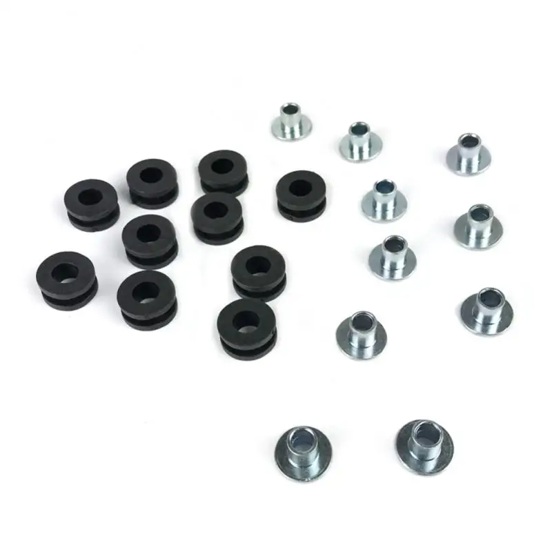 10pcs Motocycle Rubber Grommet Kit Bolt Assortment Onda Yamaha Suzuki Kawasaki Fairings Windshield Decompression Pad - купить по