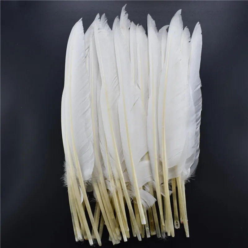 20 шт. Белый Петух гусиный фазан перья для рукоделия Изготовление ювелирных