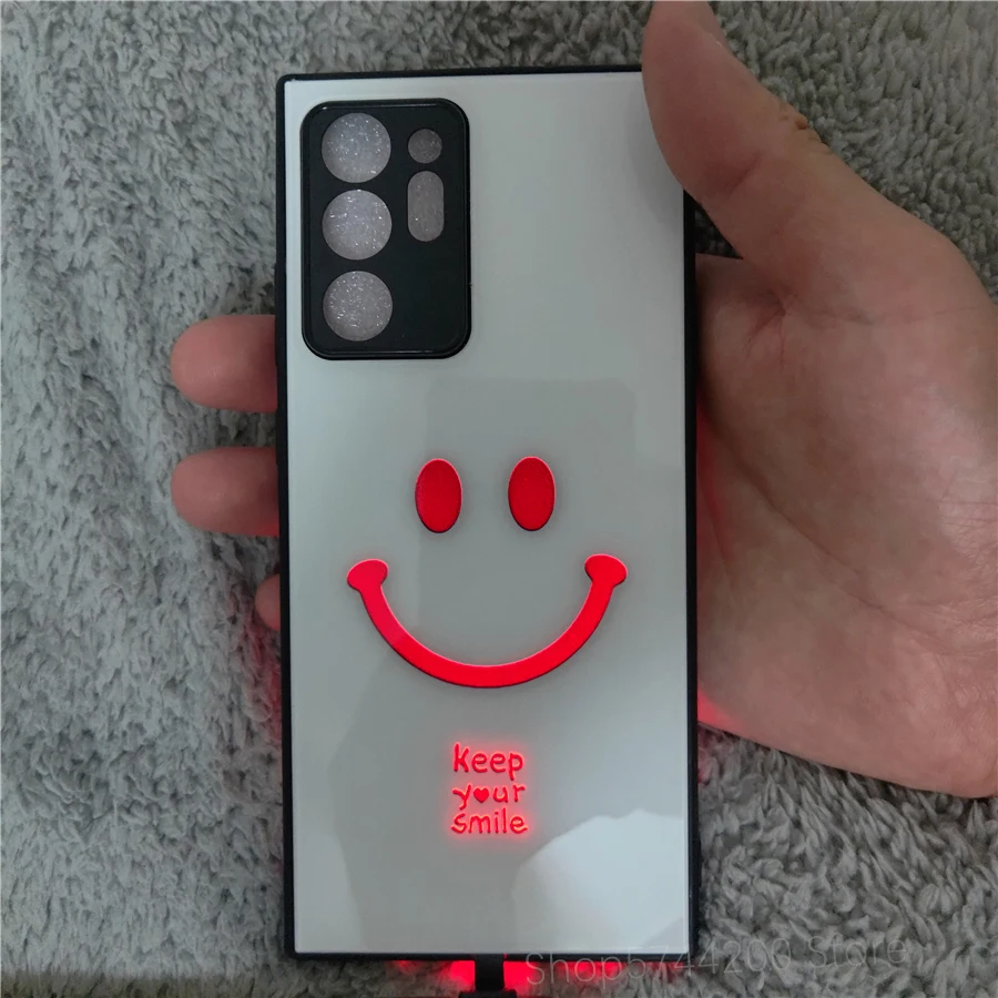 Чехол со светодиодной вспышкой для телефона Samsung J4 J6 2018 Plus J7 Pro Prime J7Plus J8 M20 M30 M31 M51 -