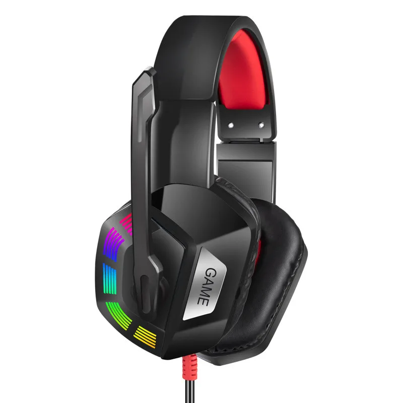 

Headphones Wired Gaming Headset hifi noise 3.5mm Over-Ear Headphone Microphone For N-Switch For PS4 led Bass protection