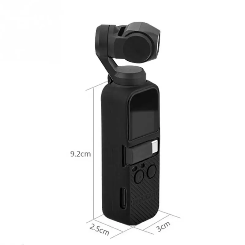 Силиконовый чехол с ремешком аксессуар ручка Gimbal мягкий анти-потеря стабилизированная камера простой защитный чехол для OSMO карман