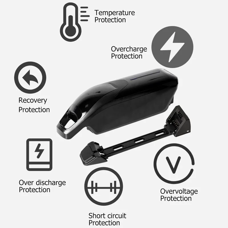 Новое поступление литиевая батарея для электровелосипеда 48 В 52 в 13 Ач 12 14 чехол