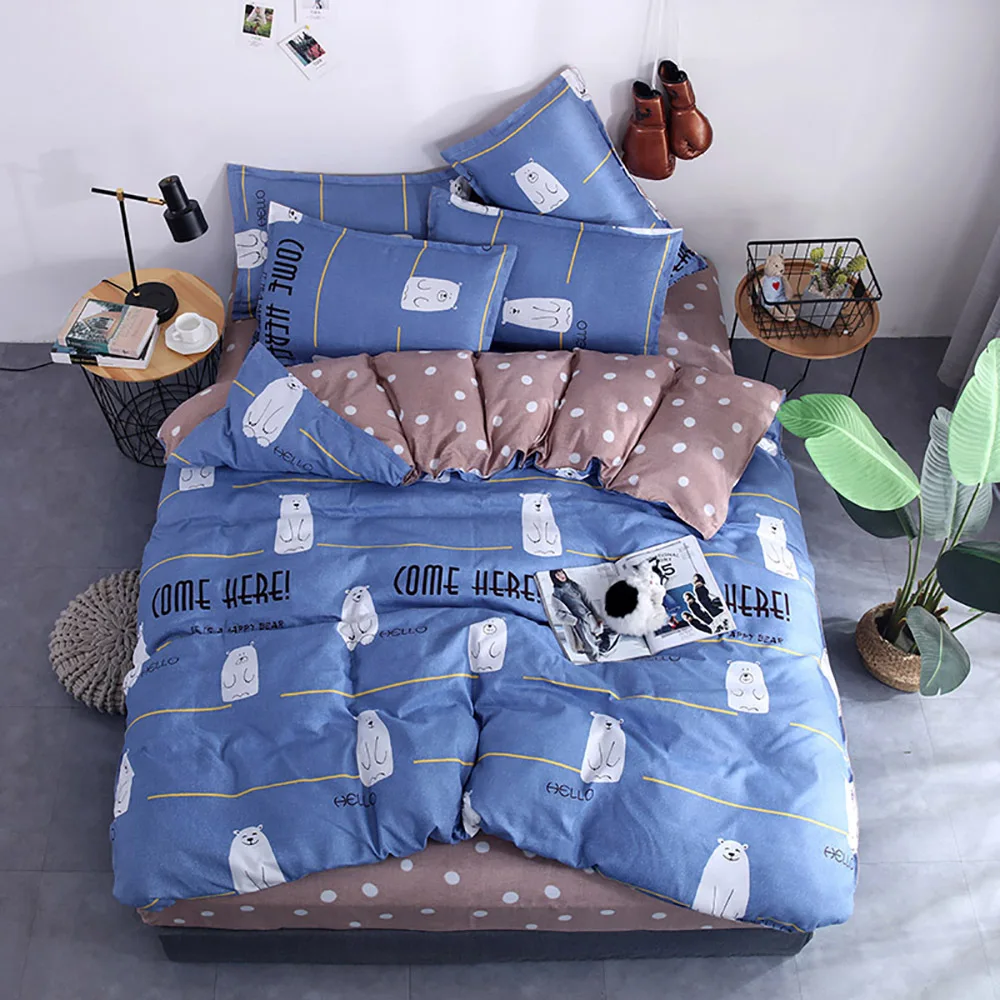 Thumпостельные принадлежности для девочек набор постельного белья вишневый