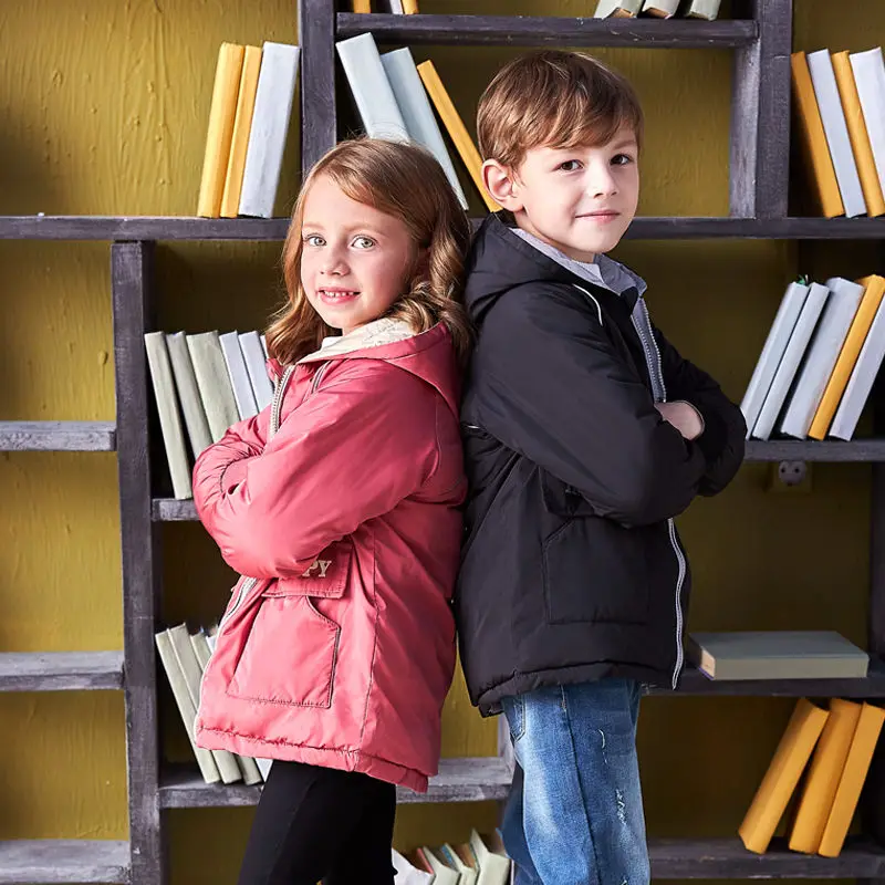 Теплый утепленный зимний воротник Детское пальто детская верхняя одежда