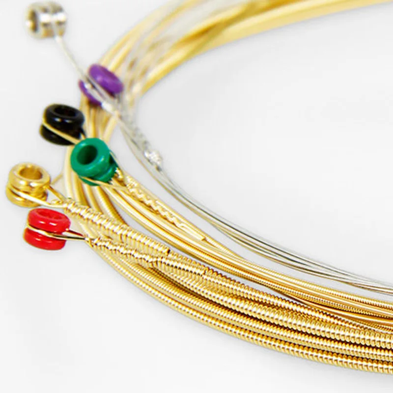 10 pack hervorragende akustischeelektrischeklassische gitarre saiten ez exp exl ej serie gitarre saiten mit einzelhandel paket free global shipping