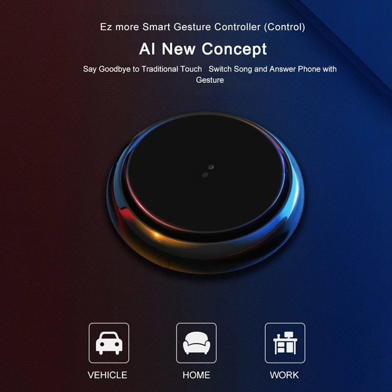 Xiaomi EZ More беспроводной Bluetooth Автомобильный Мультимедийный пульт управления жестами, мини умный пульт дистанционного управления музыкой, AI Tech