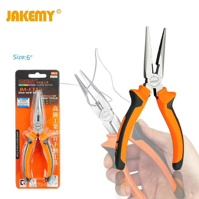 6 &quotмногофункциональные плоскогубцы с длинным носом из хромированной