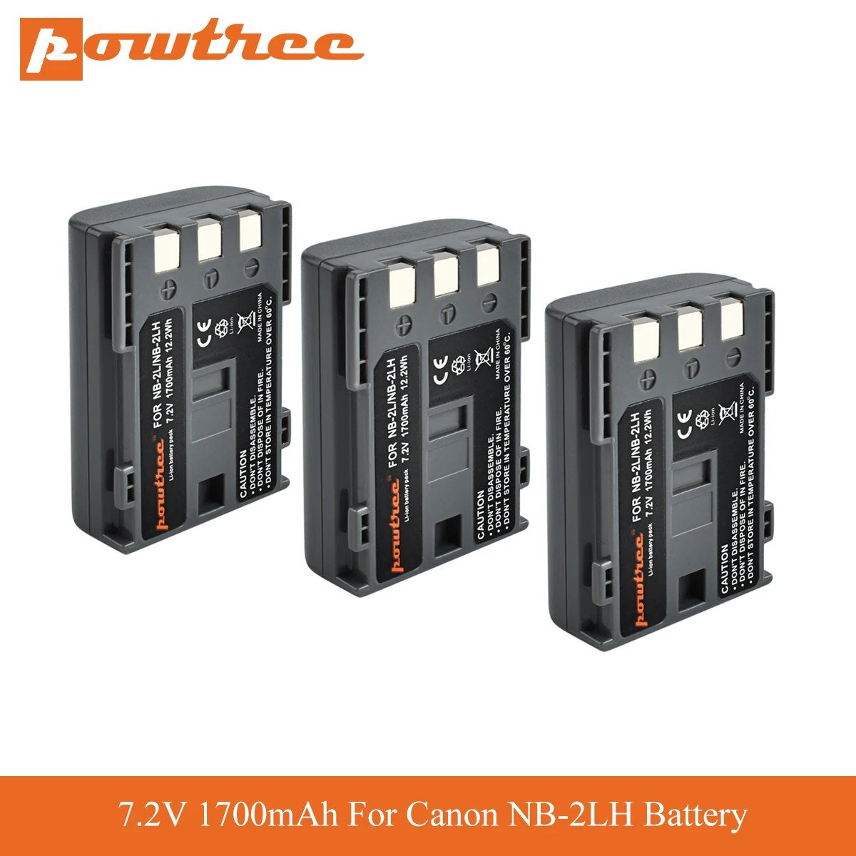 Литий ионная аккумуляторная батарея POWTREE NB 2L NB2L 2LH NB2LH 7 2 в Ач для камеры Canon Powershot g9