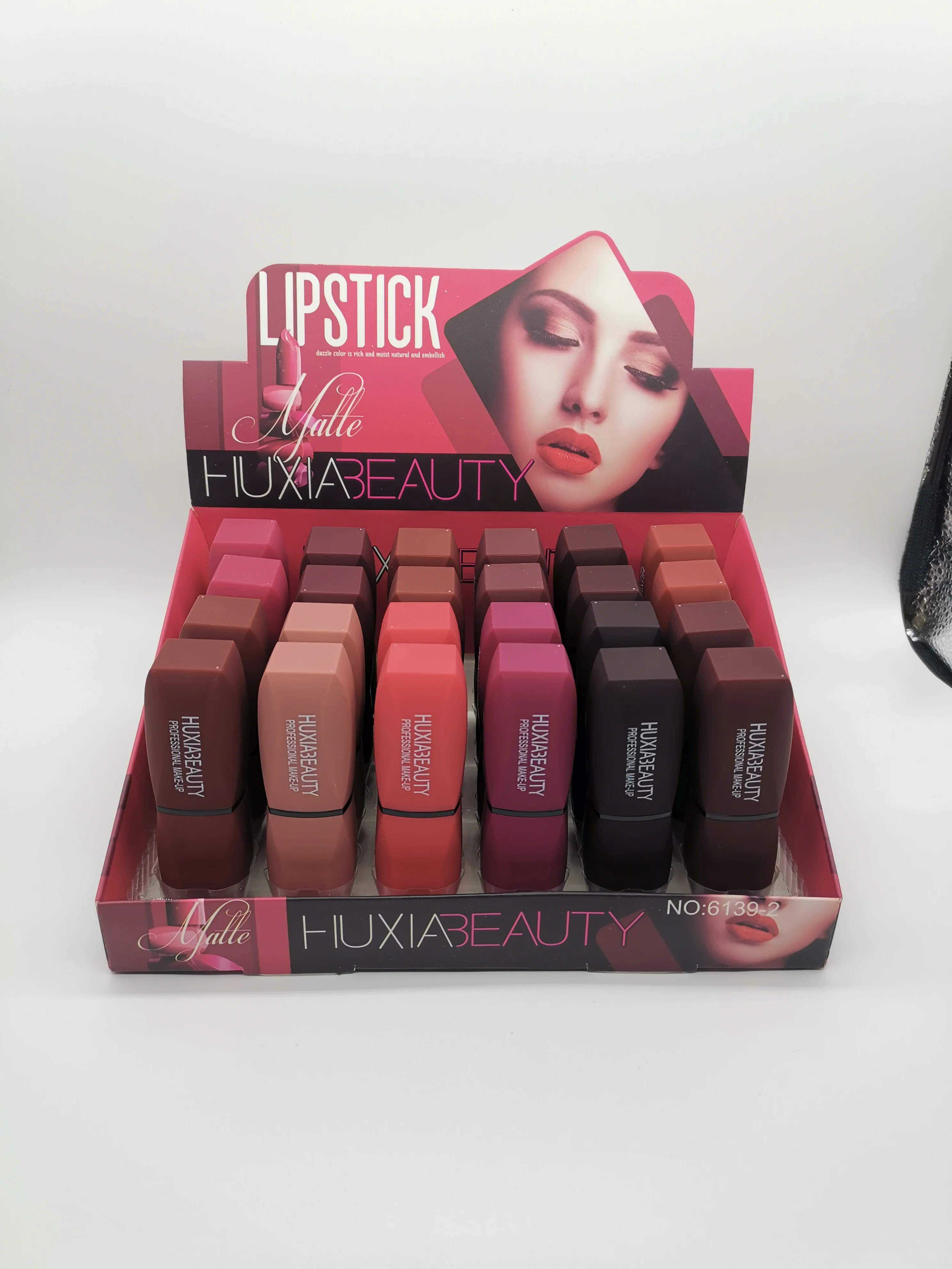 Huxiabeauty 12 цветов натуральная матовая губная помада водостойкая сексуальный