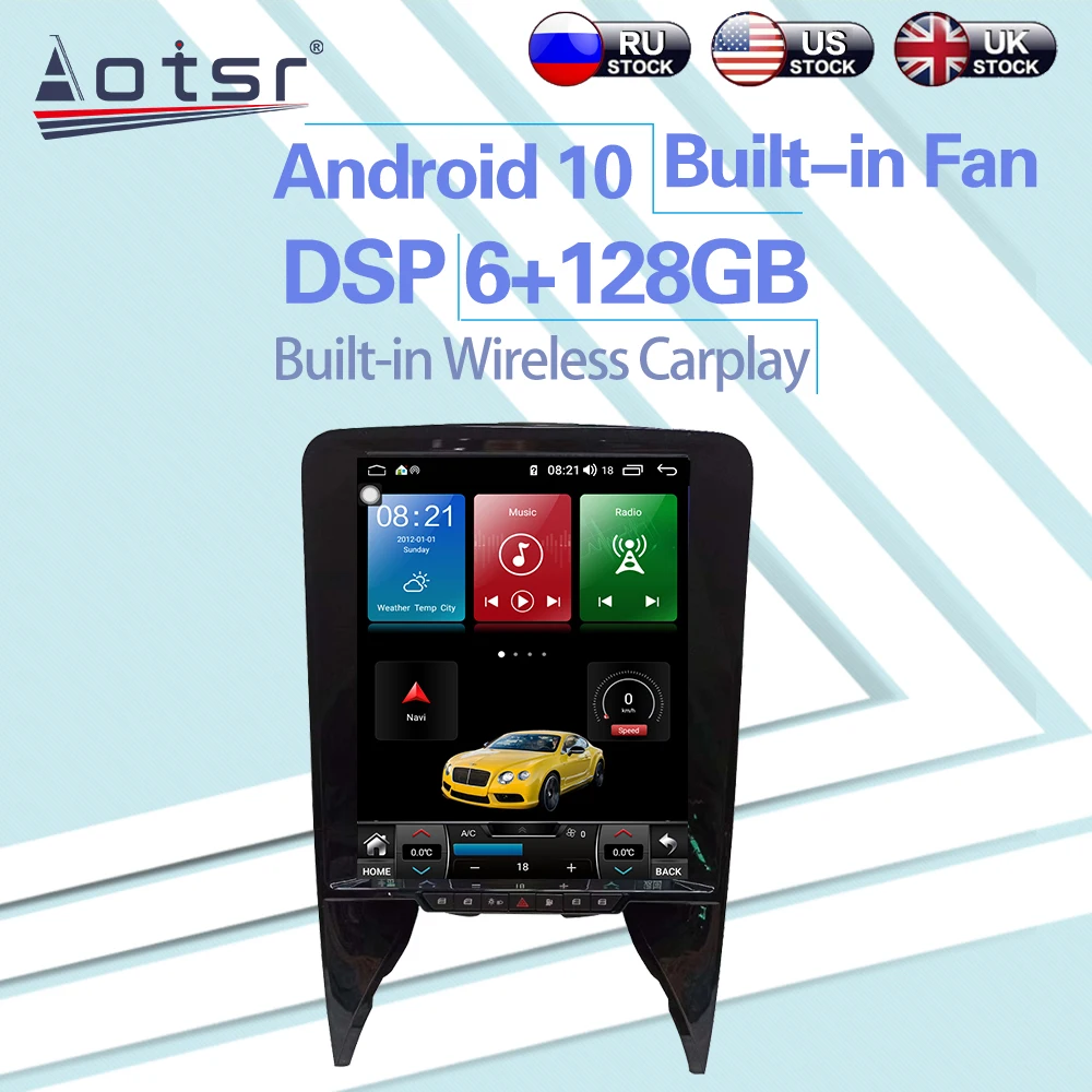 

Автомагнитола Lamborghini Huracan, 6 + 128 ГБ, Android 10