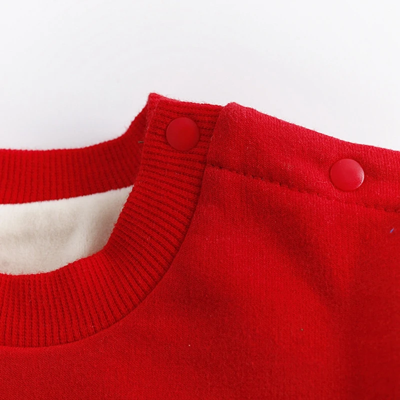 Китайская Новогодняя одежда комбинезон детский праздничный с вышивкой для