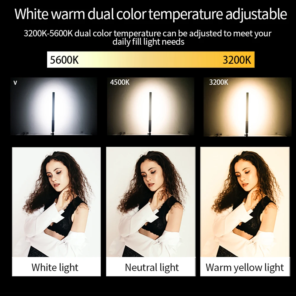 Ulanzi Stick светодиодный светильник для видеосъемки полноцветный ручной RGB с