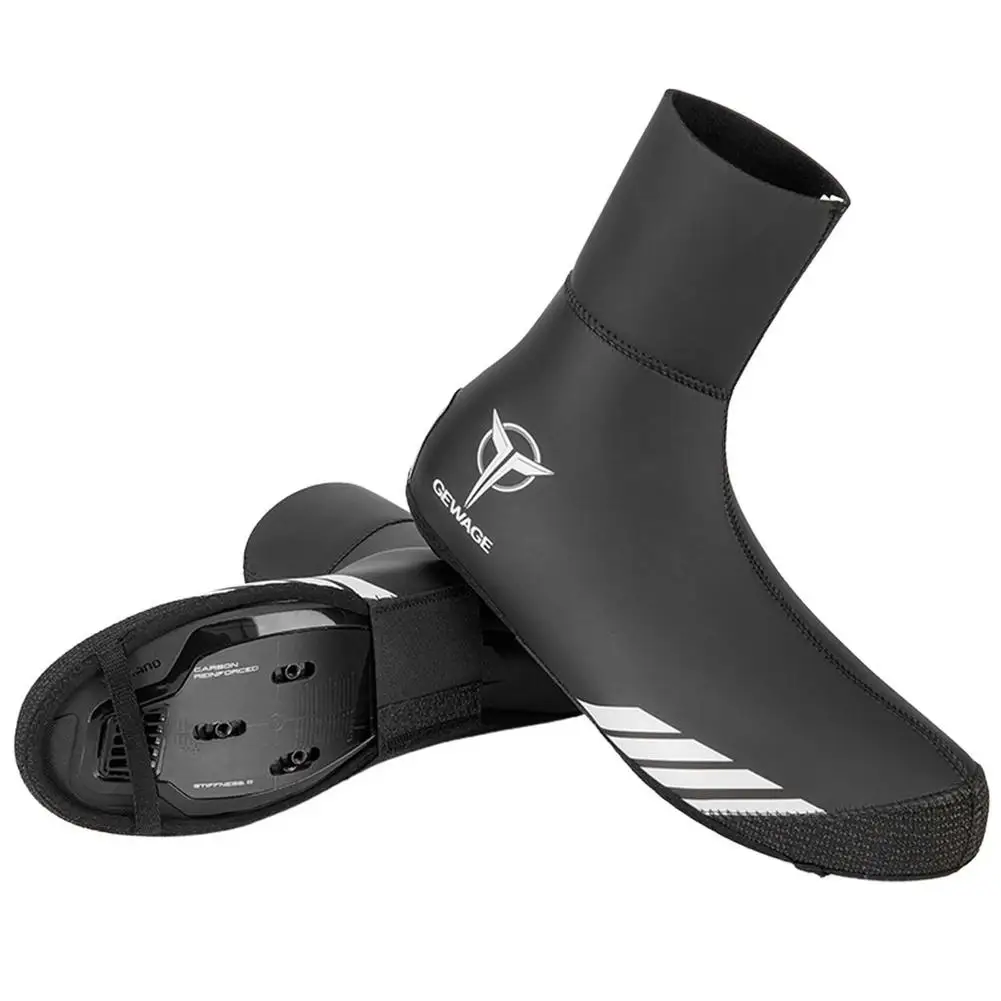

Shoe Covers for Outdoor Cycling - Velvet Thickened Reflective and Waterproof Hiking Shoe Cover Lock Shoes