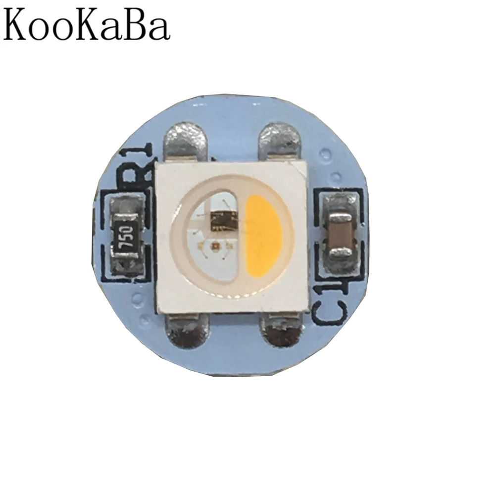 10 ~ 500 шт. 4-контактный WS2812B WS2812 светодиодный чип и плата радиатора DC5V 5050 RGB WS2811 IC