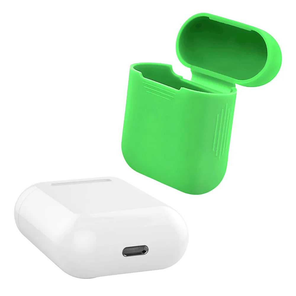 Силиконовый чехол для переноски Vococal чехол-сумка Apple Airpods Air Pods 1 2 беспроводные
