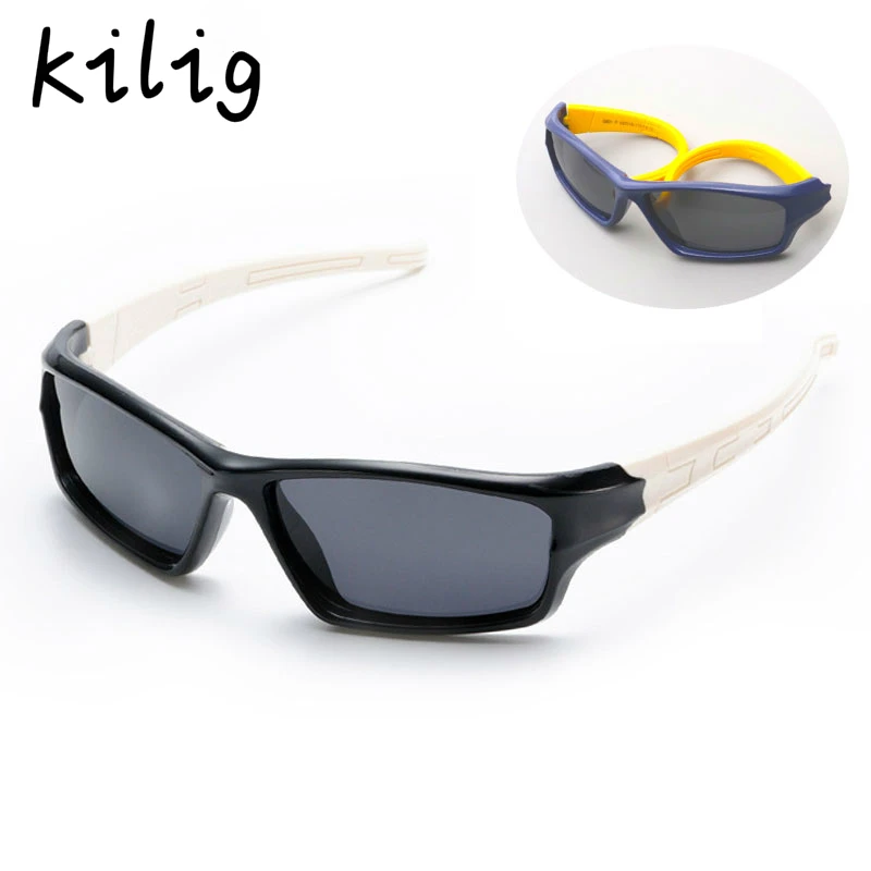 Спортивные солнцезащитные очки Детские поляризационные для девочек и мальчиков