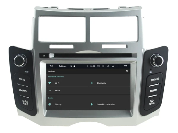 Ips экран Android 8 0 автомобильный Dvd Navi плеер для TOYOTA YARIS 2005-2011 gps suto стерео аудио