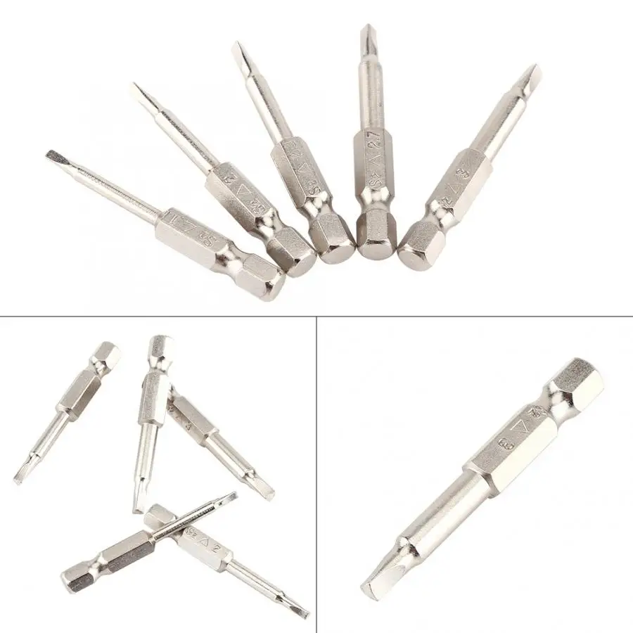 Треугольная отвертка с шестигранным хвостовиком 5 шт. 50 мм 1/4 дюйма