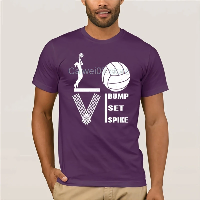 

Trendy Creative Graphic T-shirt Top Love Volleyball Gift Long Sleeve for Women tshirt men