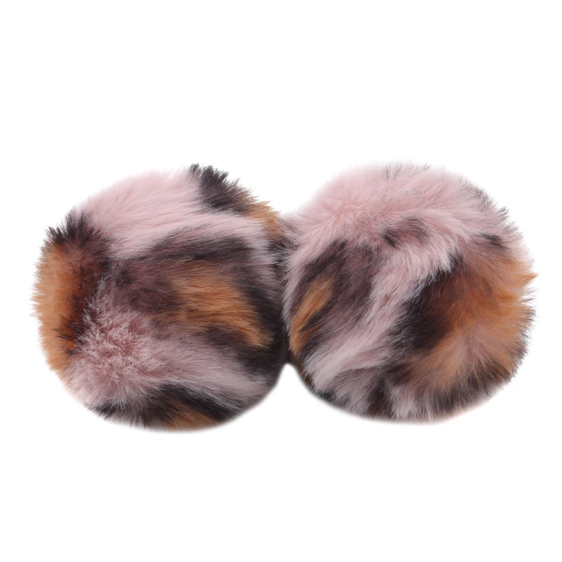 Игрушка для кошек плюшевый мяч Леопардовый узор фетровый молярный устойчивый к