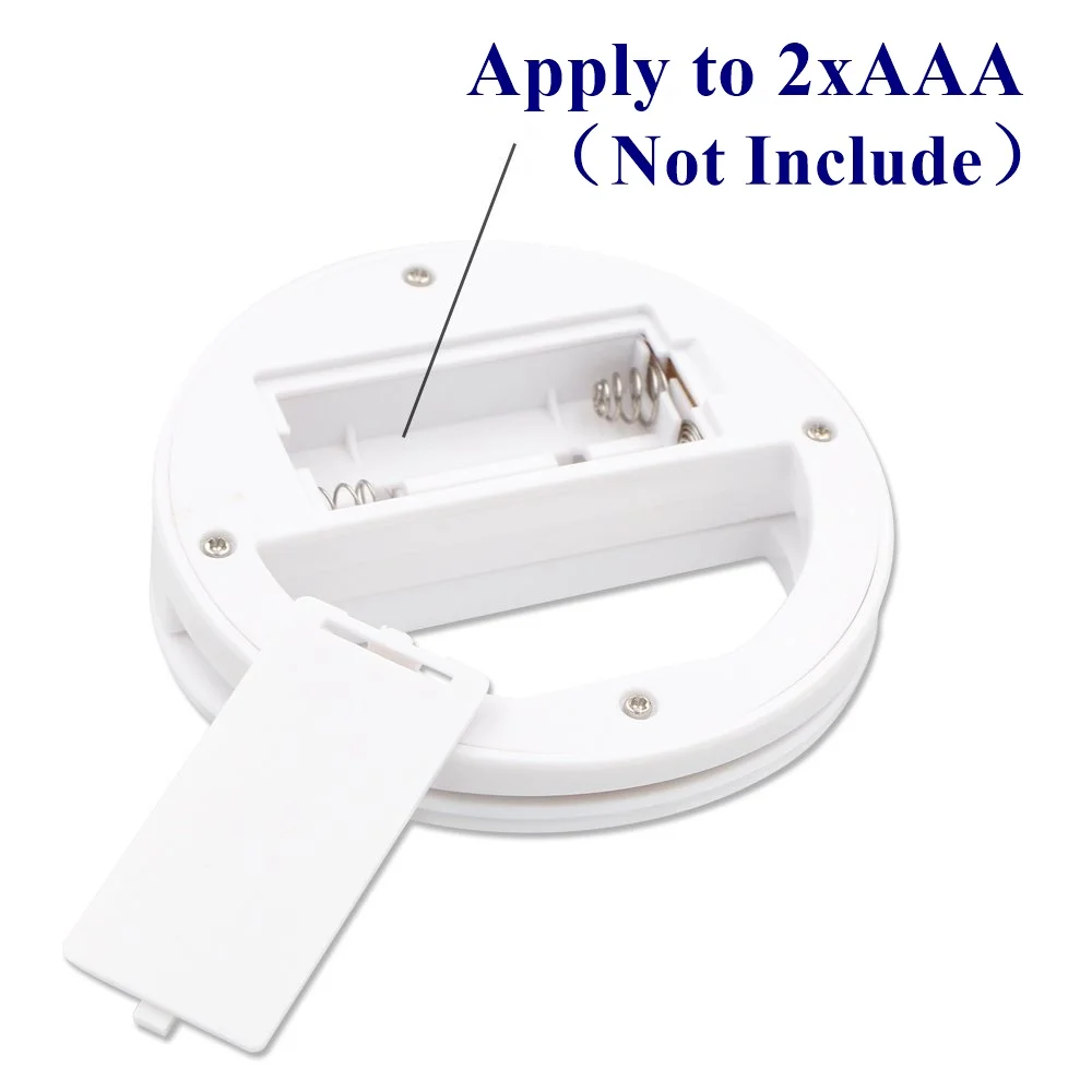 Кольцевая Светодиодная лампа для селфи Tongdaytech с заполняющим светом объектива