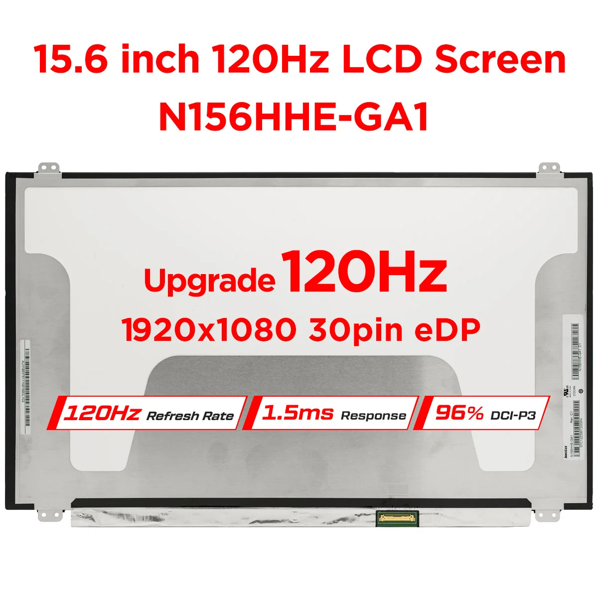 ЖК экран для ноутбука 15 6 дюйма 120 Гц MSI Acer Upgrade Gaming 96% яркая светодиодная панель