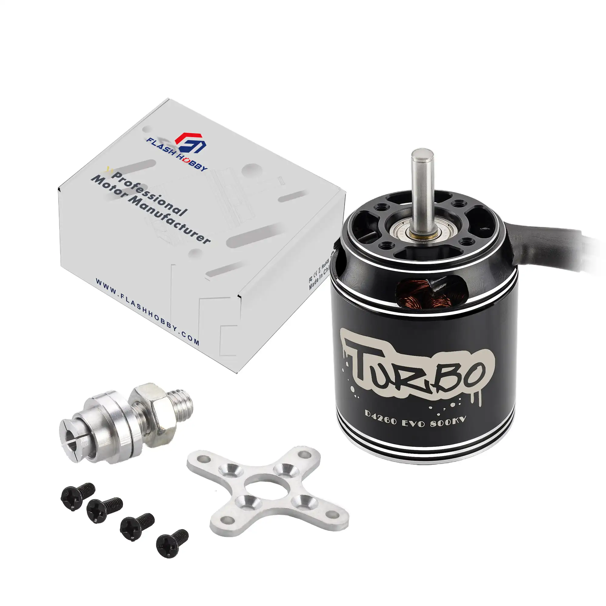 Внешний бесщеточный мотор FLASHHOBBY D4260EVO 3530 600KV 800KV RC | Игрушки и хобби