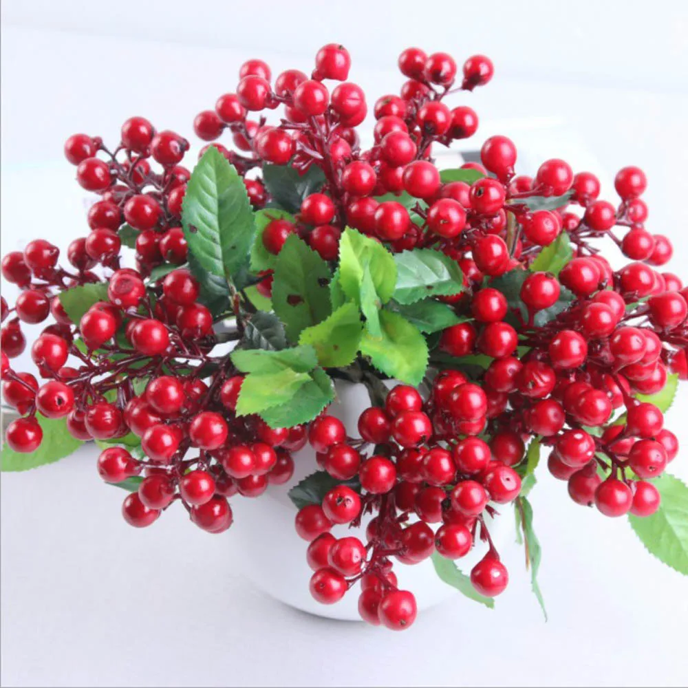 Недорогие искусственные черники 20 шт./лот из пены для дома гостиной спальни Декор