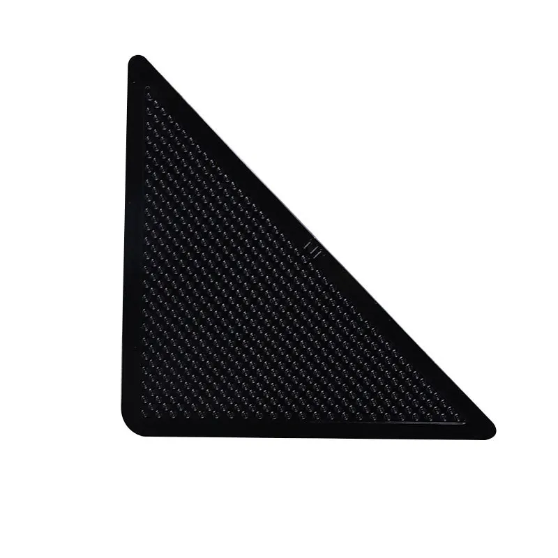 

4pcs PU Multifunctional Household Environmental Protection Carpet Auxiliary Glue Bedroom Triangle Carpet Floor Sticker Pads