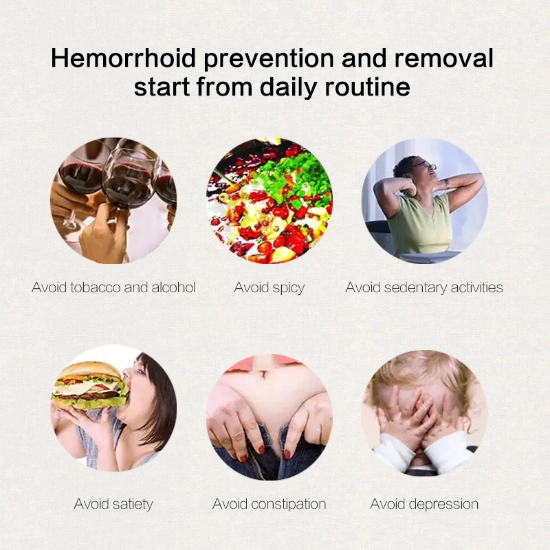 WXE Hemorrhoids Ointment Plant Herbal Materials Powerful Cream Internal Piles External Anal 2PCS |