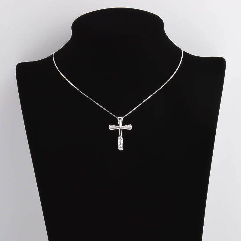 Женское ожерелье из серебра 925 пробы с фианитами | Украшения и аксессуары