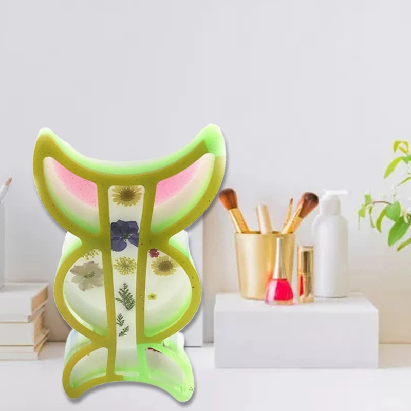 

Moon органайзер для ювелирных изделий эпоксидная смола, форма ящик для хранения литье силиконовая форма «сделай сам» ремесла домашнего украш...