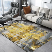 modern gold gray abstract carpet living room nordic style coffee table rug floor rug bedroom bedside mat kitchen rug hallway mat