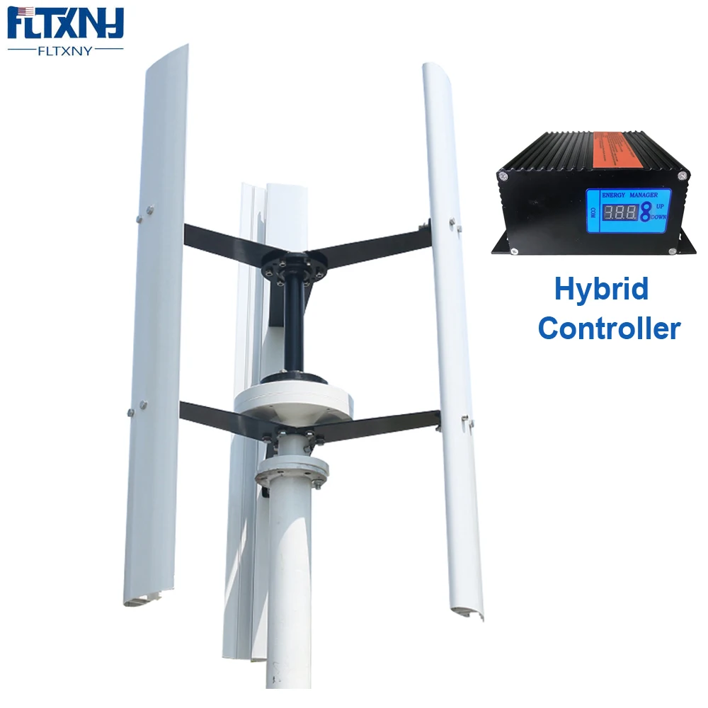 

FLYT New Style 400W 12V 24V Vertical Wind Turbine 3 Phase Upright Wind Generator For Home and Streetlight Use