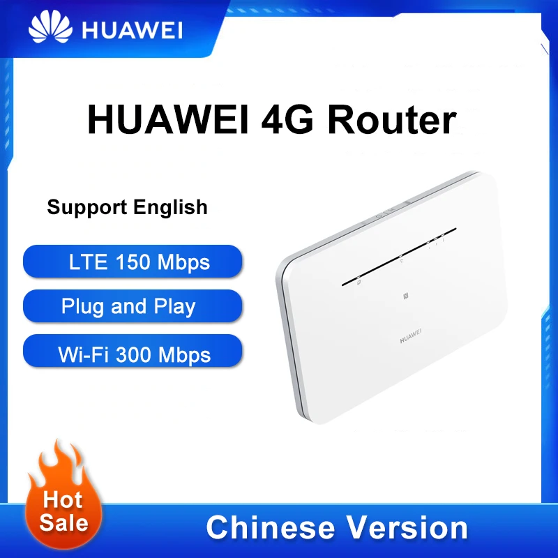 Разблокированный маршрутизатор Huawei 4G LTE CPE B311B-853 150 Мбит/с CAT4 с Sim-картой