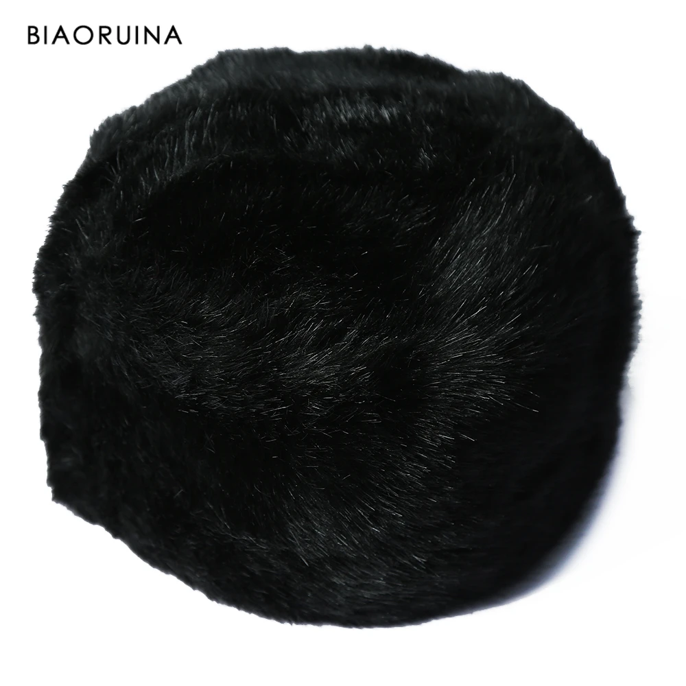 Зимние шапки из искусственного меха для мужчин | Аксессуары одежды