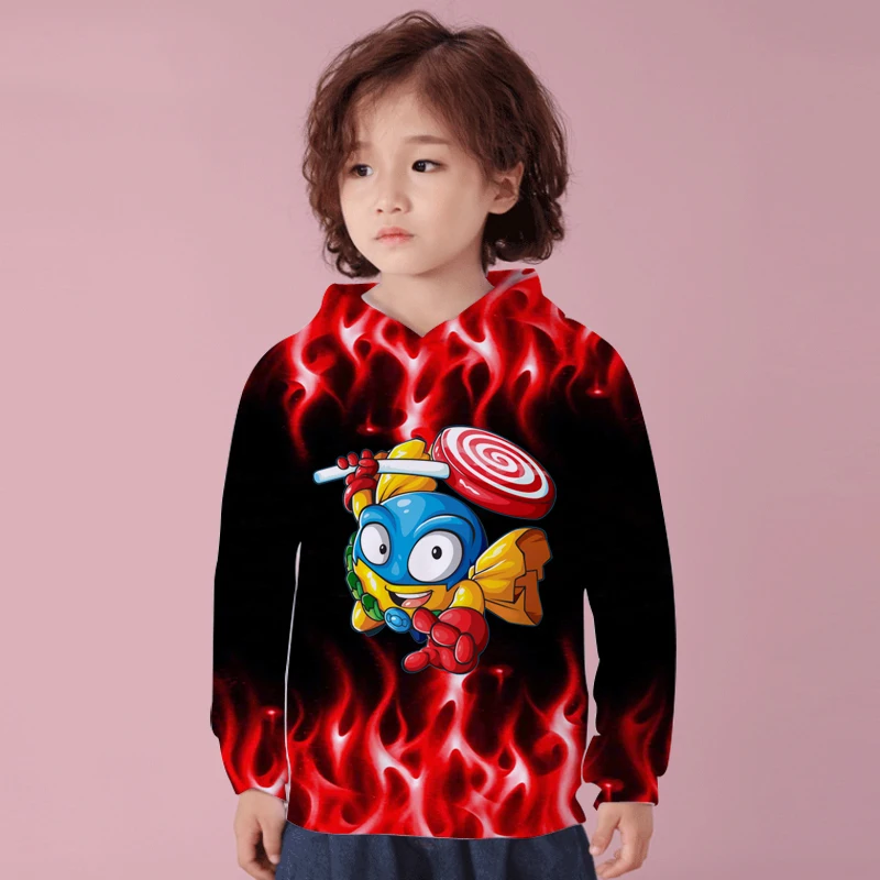 

Super Zings 3d Hoodies Children boys girls coat Long Sleeve Pullover kids Cartoon Superzings Sweatshirt Autumn Streetwear Hoodie