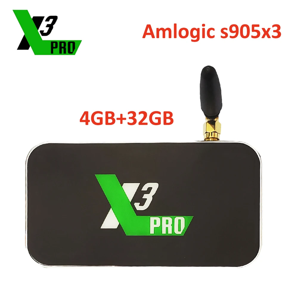 ТВ приставка Ugoos X3 Pro на Android 4 + 32 ГБ 1000 ГГц/5 ГГц Wi Fi LAN RJ45|ТВ-приставки и медиаплееры|