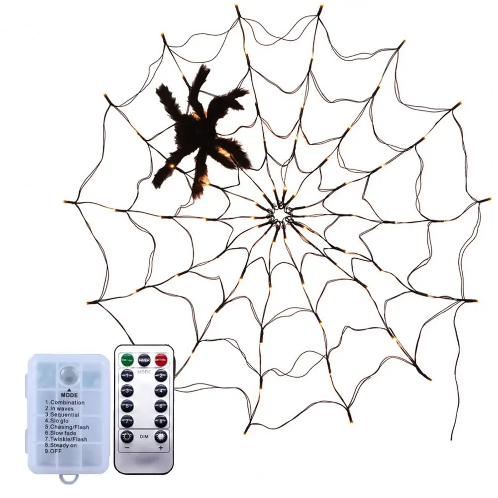 1 компл. Светильник Spiderweb с привидениями праздничный пластиковый креативный