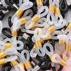 50 шт. Ушные крючки очки цепочка для очков фиксатор концы веревки солнцезащитные очки для телефона, держатель для телефона ремешок петли разъем очки кольцо