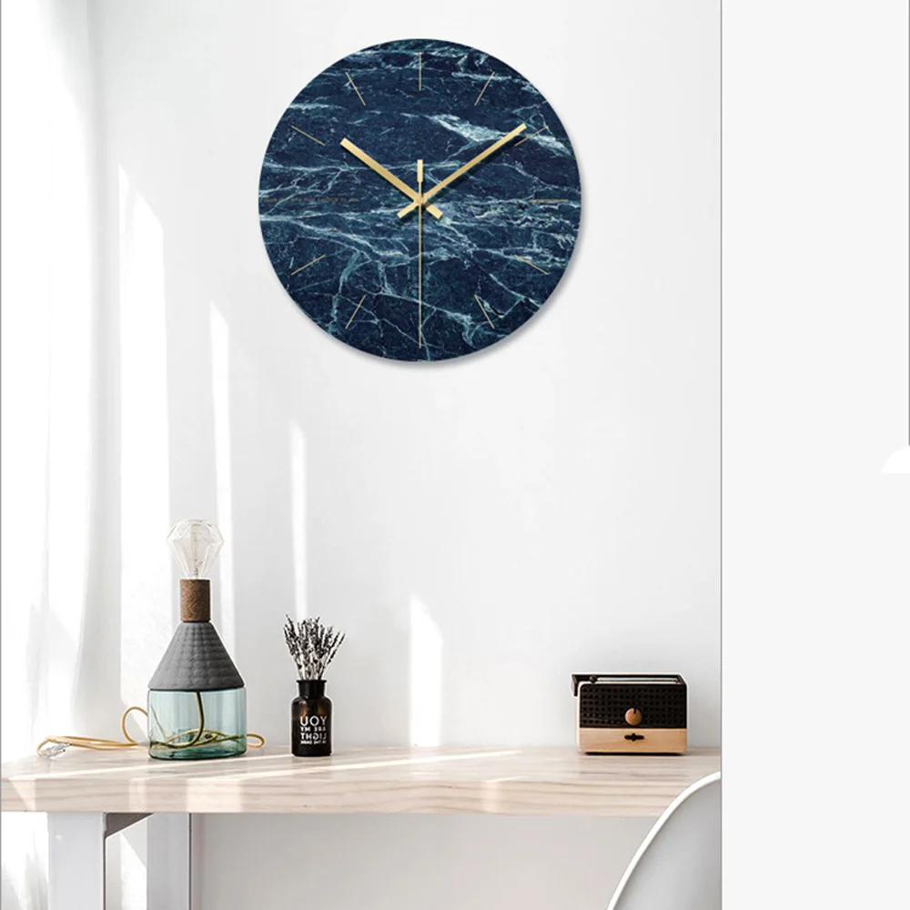 Минималистичные настенные часы в скандинавском стиле круглые Настенные с