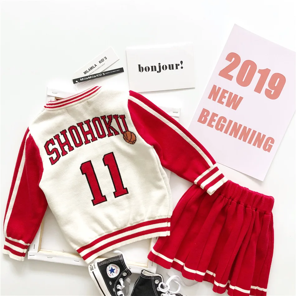Tonytaobaby/детская одежда на осень и зиму; спортивный баскетбольный свитер; костюм для мальчиков; осенняя одежда для девочек