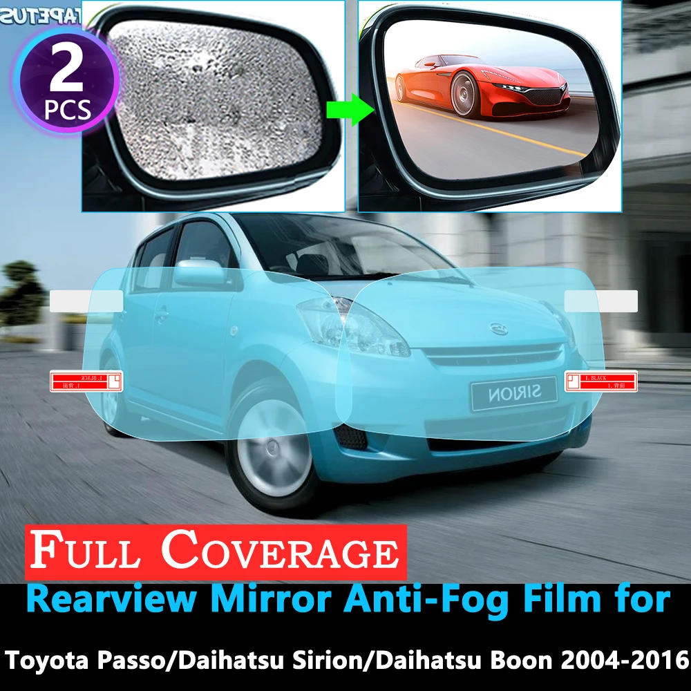 Полноэкранная Защитная противотуманная пленка для Toyota Passo Daihatsu Sirion Boon M300 M600 2004 ~