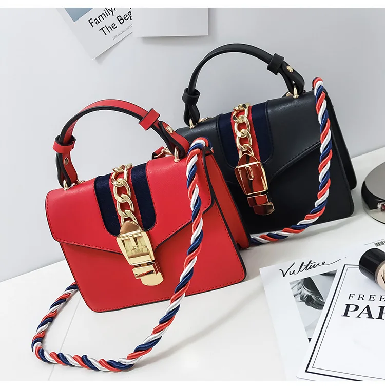 

brand designer 2020 new fashion letter shoulder bag exquisite hand holding small square bag casual all-match messenger bag