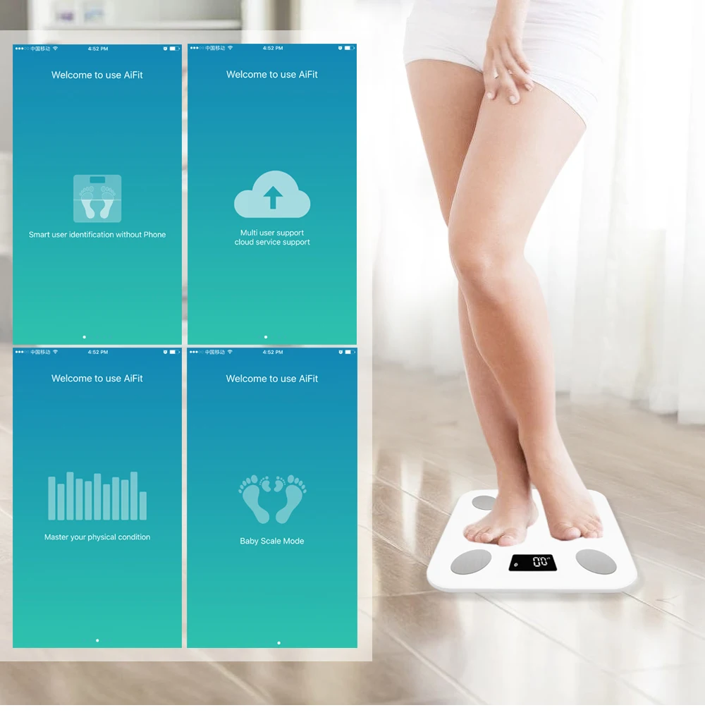 GH Bluetooth весы напольные весы для тела весы для ванной смарт-дисплей с подсветкой весы для тела Вес тела Жир воды мышечная масса
