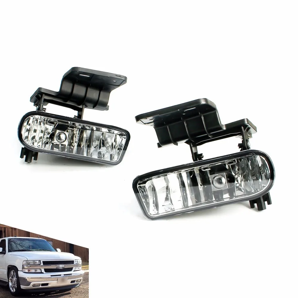 Противотуманный светильник CNSPEED для Chevrolet CHEVY 99-02 Silverado 00-06 Suburban Tahoe, противотуманный светильник с прозрачными линзами, фары для вождения YC101000