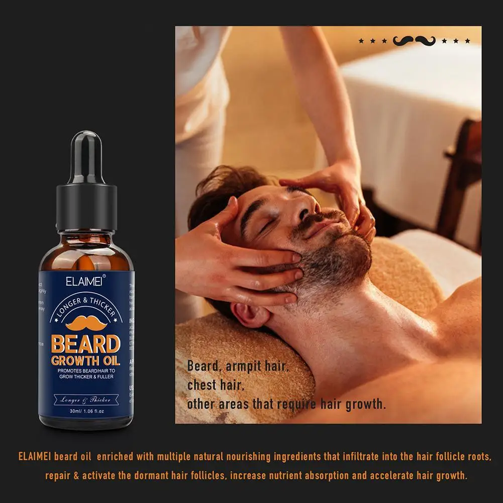 Масло для роста Мужской Бороды 30 мл усы лечение мужской жидкость t эссенция ухода