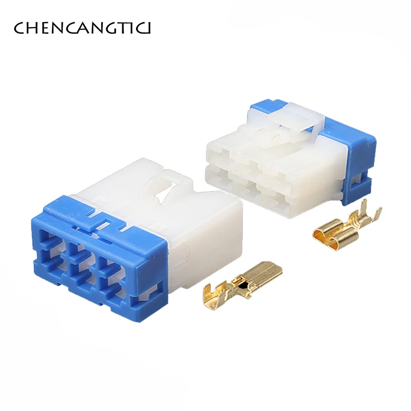 2 комплекта 6 Pin AMP Автомобильный Электрический провод разъем воздуходувка