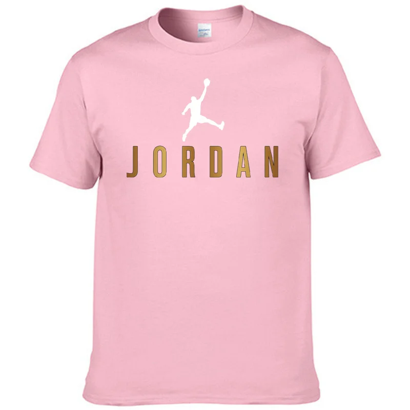 

2021 New men's T-shirt high quality jordan-23 brand printed 100% cotton round neck short sleeve T-shirt cool men's wear
